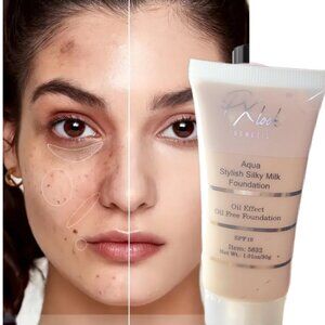 Perfect Matte Liquid Foundation - Long-Lasting Hydrating Concealer,